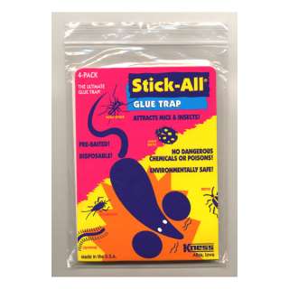 Kness Stick all Glue Board Traps, Catches Mice and Bugs 043312104042 