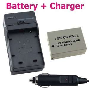    7L NB7L BATTERY+CHARGER FOR CANON POWERSHOT G10 G 10
