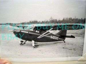 1950s 60s Vintage Plane Photo a118 PIPER STINSON 108  