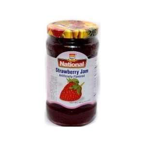 National Strawberry Jam   15.5oz  Grocery & Gourmet Food