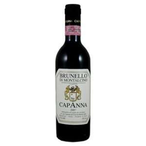  2007 Capanna Brunello Di Montalcino 375 mL Half Bottle 