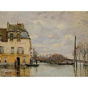   Alfred Sisley   24 x 18 inches   Flood at Port Marly 3