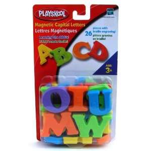   Magnetic Alphabet A Z Capital Letters   with Braille Toys & Games