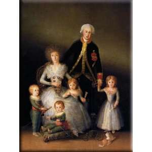  The Family of the Duke of Osuna 22x30 Streched Canvas Art 