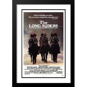 The Long Riders 32x45 Framed and Double Matted Movie Poster   Style A