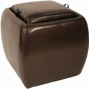  FY Lifestyles SCLR03CE Storage Cube Ottoman with Tray and 