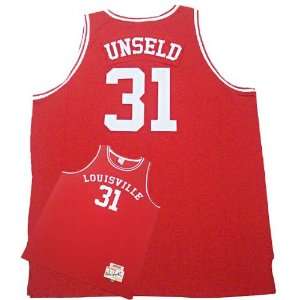  Adidas Louisville Cardinals #31 Wes Unseld Red Collegiate 