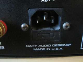 CARY CAD 805C SINGLE ENDED CLASS A MONOBLOCKS (K)  