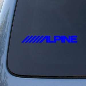  ALPINE   Vinyl Car Decal Sticker #A1577  Vinyl Color 
