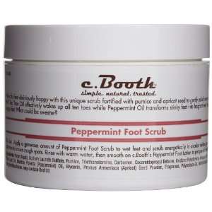  c. Booth Foot Scrub, Peppermint, 8 oz Beauty