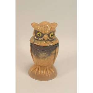  Imperial Caramel Slag Glass Owl