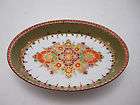 Steinbock Email Austria Enamel pin dish oval bowl floral pattern 3 3/4 