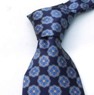 Killer STEFANO RICCI Luxury Collection Tie   Blue Emblems  