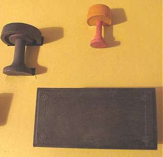 Vintage Embossing Co Toys that Teach Living Room DOLL HOUSE 