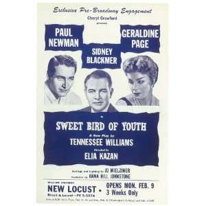   Youth Poster (Broadway) (14 x 22 Inches   36cm x 56cm) (1960)   Home