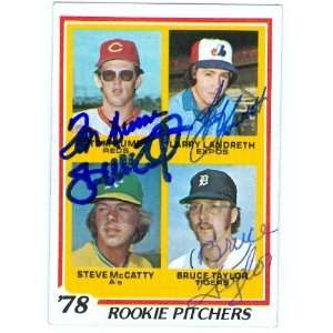  Steve McCatty As Tom Hume Reds Larry Landreth Expos Bruce 