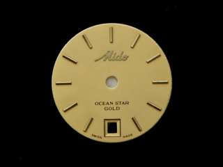 Original Vintage MIDO Ocean Star Gold Watch Dial Ladies  