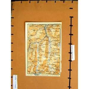  MAP 1912 FRANCE CAUTERETS VIGNEMALE PIC DARDIDEN