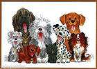 Cross Stitch Kit Dogs of Duckport 8 Smiling Canines  