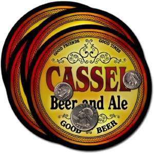  Cassel , WI Beer & Ale Coasters   4pk 