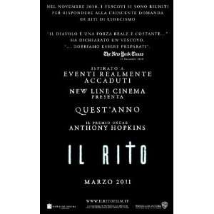 The Rite Poster Movie Italian (11 x 17 Inches   28cm x 44cm ) Anthony 