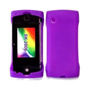  Cuffu   Purple   Sidekick 2008 Premium Silicone Skin Case 