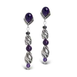 Carolyn Pollack Sterling Silver Amethyst, Jasper Passionate Purples 