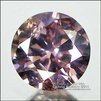 43 CARAT PINK ROUND BRILLIANT DIAMOND   GIA REPORT   RARE PLEOCHROIC 