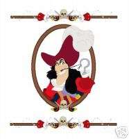 Captain Hook #44 T Shirt Iron on 5 X 7 Peter Pan  