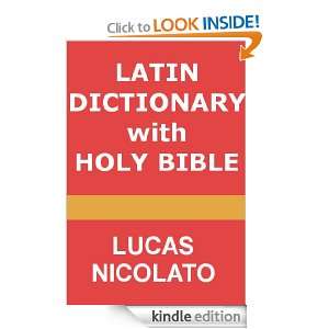 Concise Latin Dictionary with Holy Bible Lucas Nicolato  