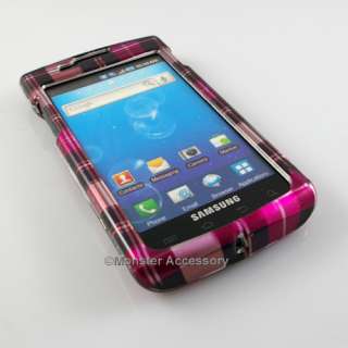 Protect your Samsung Captivate I897 with Pink Plaid Hard Cover Case