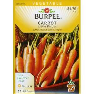  Burpee 56333 Carrot Little Finger Seed Packet Patio, Lawn 