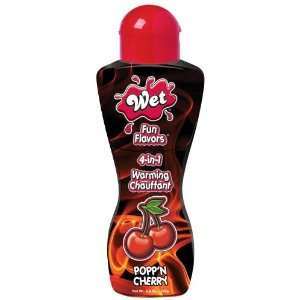  Wet Poppn Cherry 8.6 Oz   Lubricants and Oils Health 