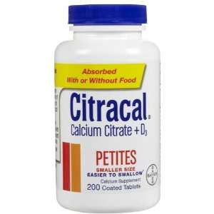  Citracal Petites Calcium Citrate w/ Vitamin D Tabs Health 