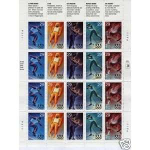   Olympic 1993 pane 20 X 29 cent U.S. Postage Stam 