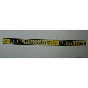  CAUTION Flying Beads Tape Arts, Crafts & Sewing