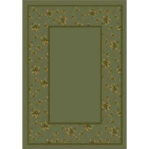  Stainmaster Erin Moss C6306 Nylon Floral Rug 3.90 x 5.40 