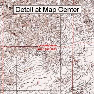   Map   Cave Mountain, California (Folded/Waterproof)