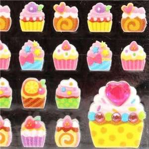  kawaii cupcakes sponge sticker Japan kawaii Toys & Games