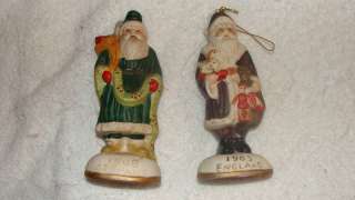 Pair of Santas From Around the World Germany & England  