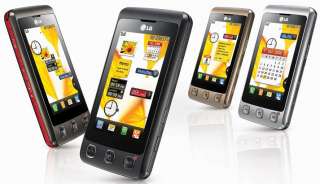 LG KP500 Cookie Smartphone Unlocked Phone NEW PINK 8808992002789 