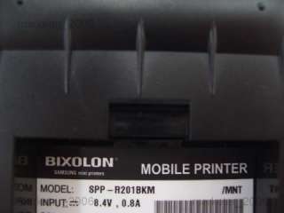 BIXOLON SAMSUNG SPP R200 PORTABLE MOBILE BLUETOOTH RECEIPT PRINTER 
