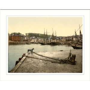  Padstow Quay Cornwall England, c. 1890s, (L) Library Image 