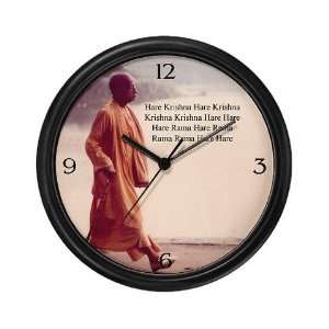 Srila Prabhupada Krishna Wall Clock by 