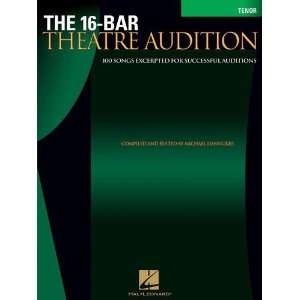  16 Bar Theatre Audition Tenor   Tenor Edition Musical 