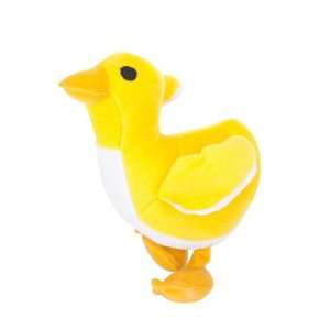    Syk Cute Ducky Furry Squeaking Dog Toy (Yellow)