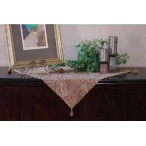   43 Timeless Paisley Reversible Square Table Topper