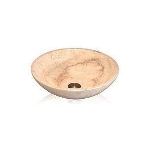  Lenova Stone Round Vessel Sink SV 11 Travertine