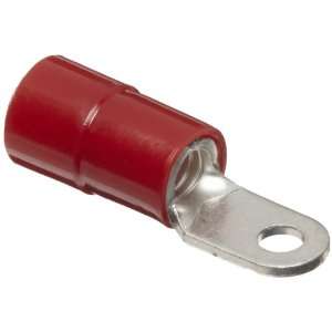 Morris Products 11376 Ring Terminal, Nylon Insulated, Red, 8 Wire Size 