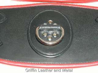 Restraint Belt Leather Lockable Buckles  